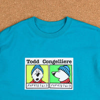 Dear Skating Congelliere Mugshot T-Shirt - Teal thumbnail