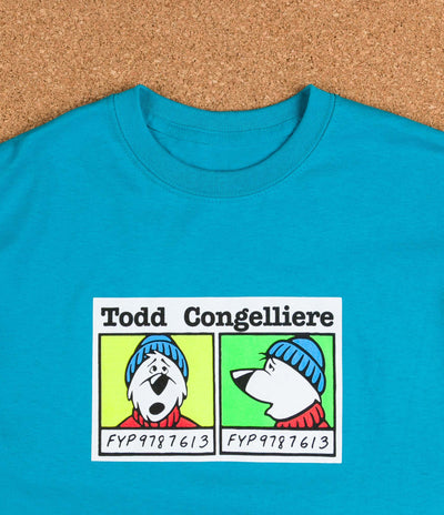 Dear Skating Congelliere Mugshot T-Shirt - Teal