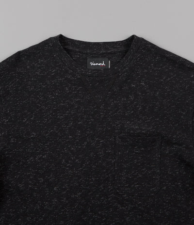 Diamond Black Facet Pocket T-Shirt - Black
