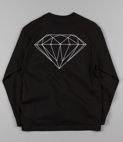Diamond OG Script Long Sleeve T-Shirt - Black