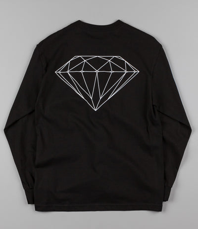 Diamond OG Script Long Sleeve T-Shirt - Black
