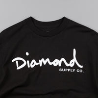 Diamond OG Script Long Sleeve T-Shirt - Black thumbnail