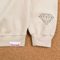 Diamond Brilliant Crewneck Sweatshirt - Creme thumbnail