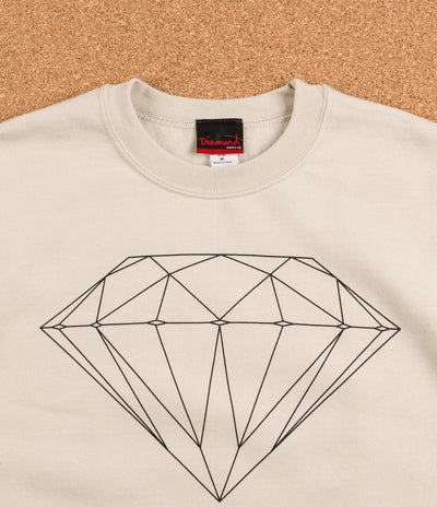 Diamond Brilliant Crewneck Sweatshirt - Creme