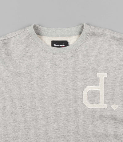Diamond Un-Polo Crewneck Sweatshirt - Heather Grey