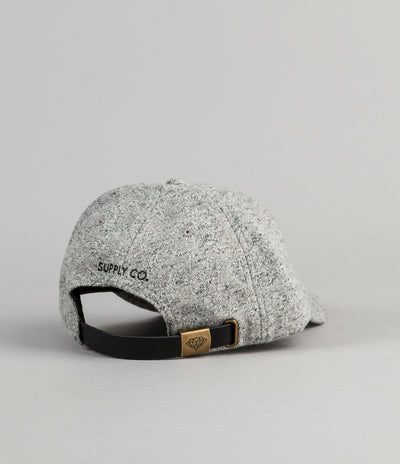 Diamond Serif Sports Cap - Heather Grey