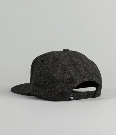 Diamond Snapback Cap - Speckle Black