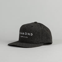 Diamond Snapback Cap - Speckle Black thumbnail