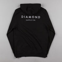 Diamond Stone Cut Hooded Sweatshirt - Black thumbnail