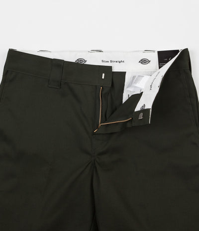 Dickies 273 Slim Straight Work Shorts - Olive Green