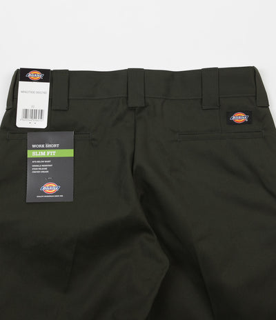 Dickies 273 Slim Straight Work Shorts - Olive Green
