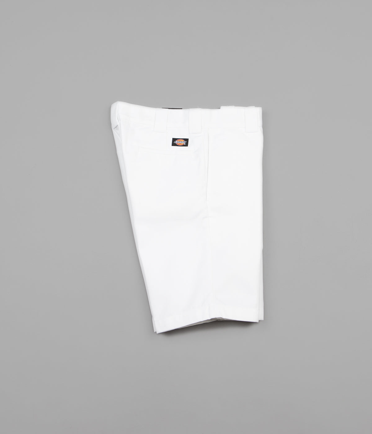 Dickies 273 Slim Straight Work Shorts White Flatspot