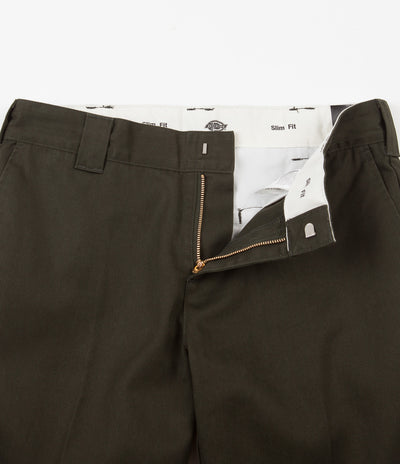 Dickies 872 Slim Work Pants - Olive Green