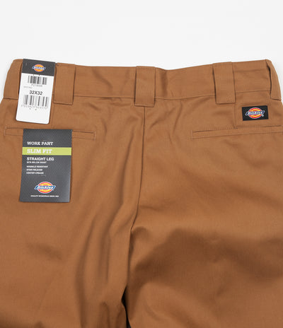 Dickies 873 Slim Straight Work Pants - Brown Duck