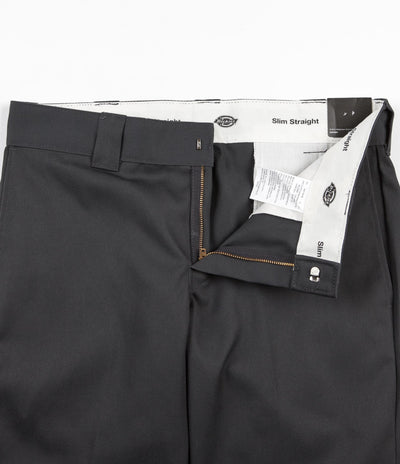 Dickies 873 Slim Straight Work Pants - Charcoal Grey
