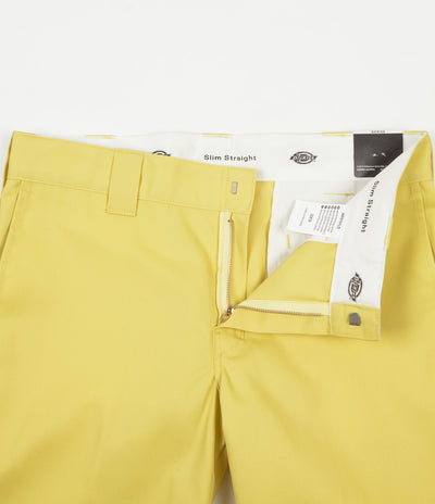 Dickies 873 Slim Straight Work Pants - Dusk Yellow