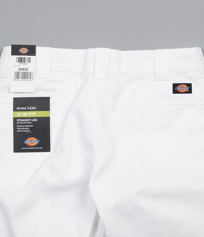 Dickies 873 Slim Straight Work Pants - White