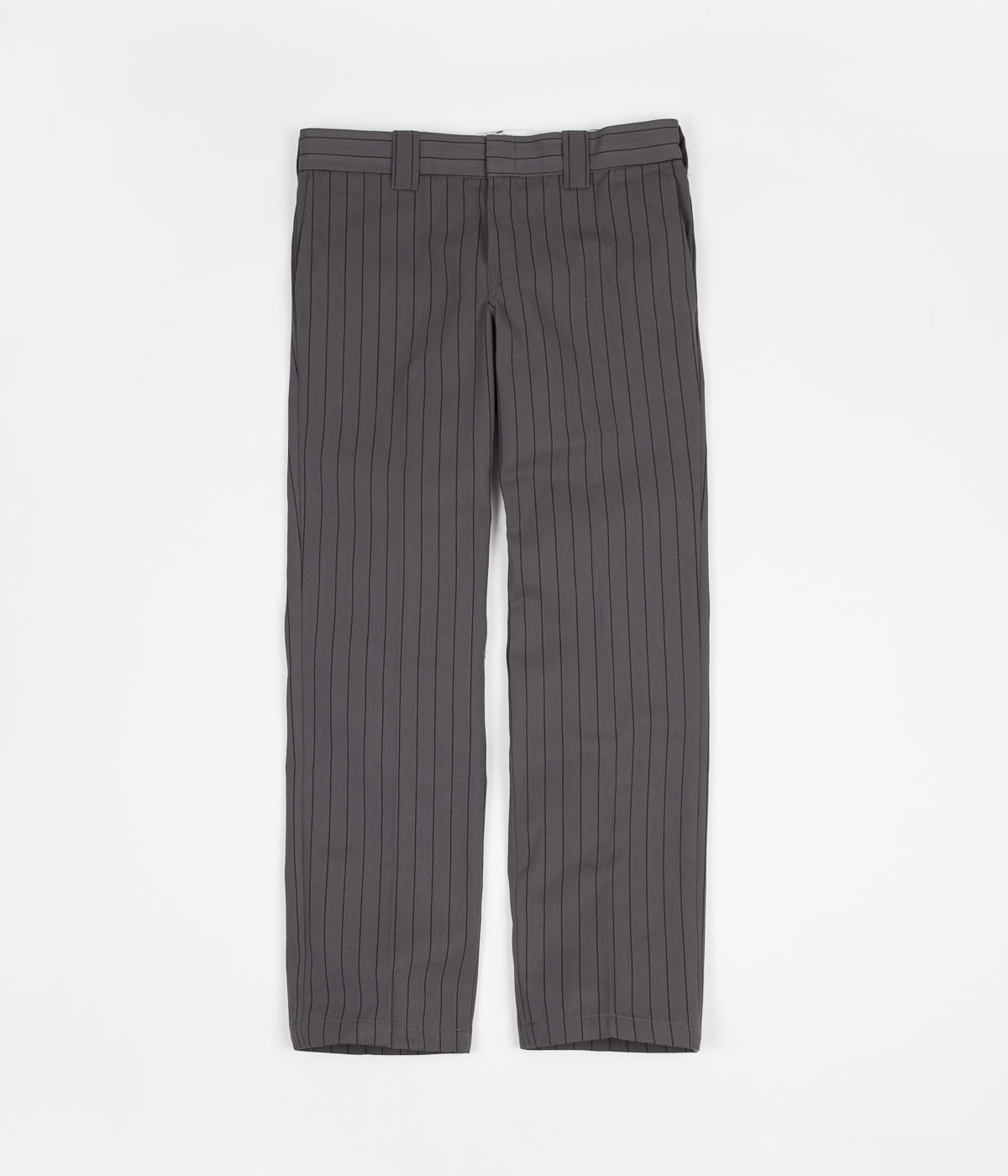 Dickies 873 Stripe Work Trousers - Charcoal Grey | Flatspot