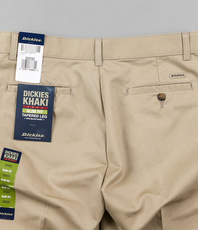 Dickies 900 Slim Khaki Trousers - Khaki