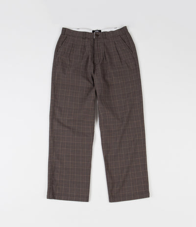 Dickies Artemus Pleated Trousers - Dark Brown