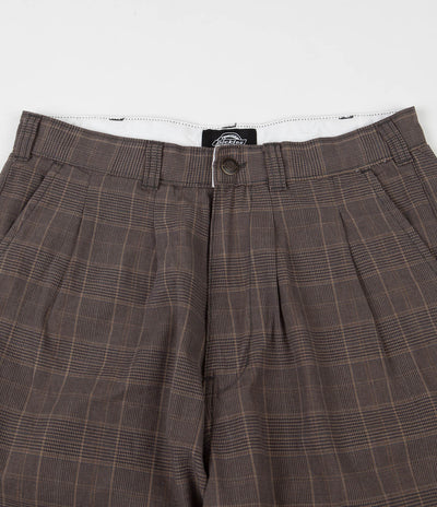 Dickies Artemus Pleated Trousers - Dark Brown