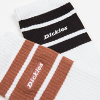 Dickies Chalkville Socks (2 Pair) - Black thumbnail