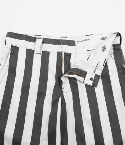Dickies Hague Wide Stripe Shorts - Charcoal Grey