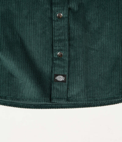 Dickies Ivel Cord Shirt - Forest