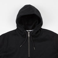 Dickies Kevil 1/4 Zip Hooded Jacket - Black thumbnail