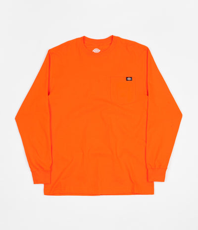 Dickies Long Sleeve Pocket T-Shirt - Orange