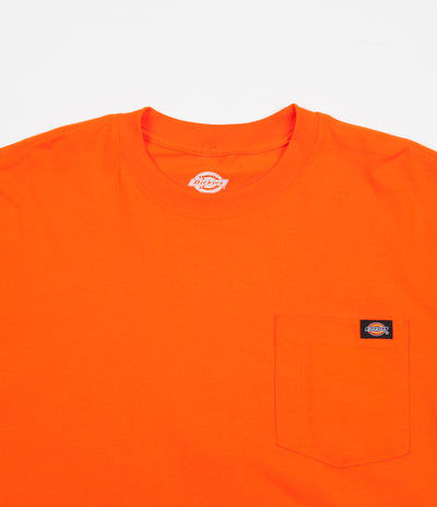 Dickies Long Sleeve Pocket T-Shirt - Orange