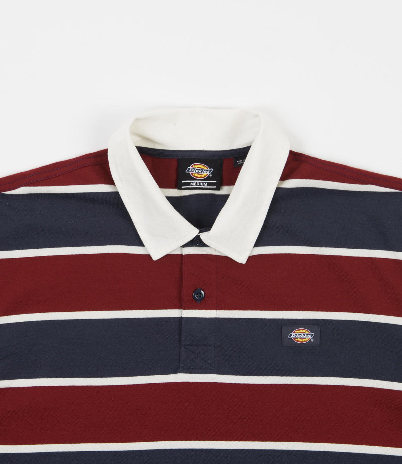 Dickies Oakhaven Rugby Shirt Navy Blue Flatspot