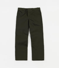 AspennigeriaShops - Olive Green - Men's chino pants in linen and cotton  with ribbon slim Torino Oxford