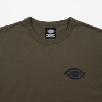 Dickies Pipersville Long Sleeve T-Shirt - Dark Olive thumbnail