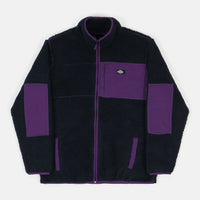 Dickies Red Chute Sherpa Zip Through Fleece - Dark Navy thumbnail