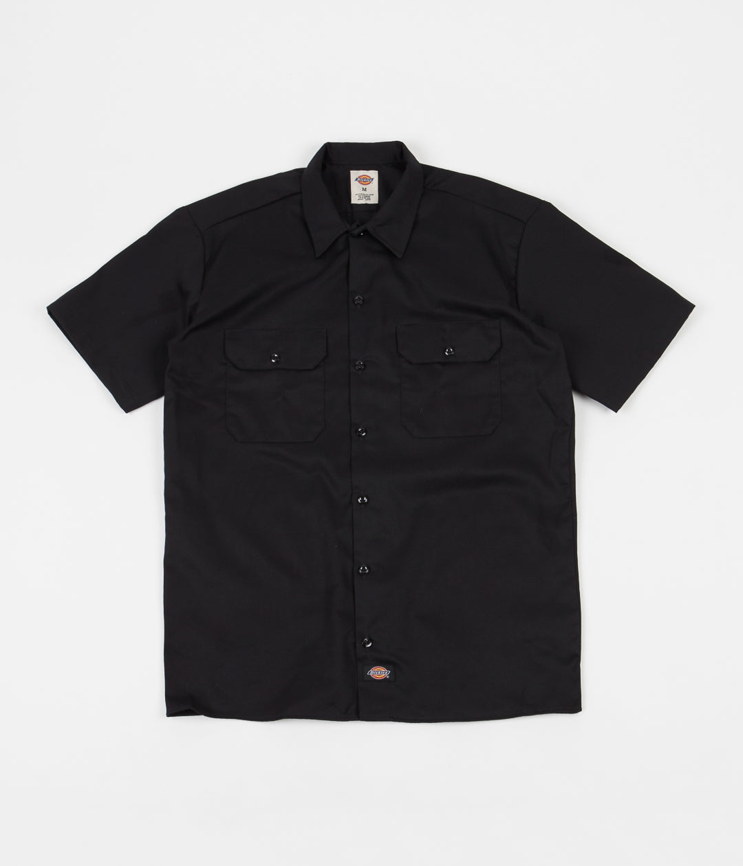 Dickies Short Sleeve Work Shirt Black Flatspot