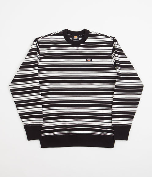 Dickies Westover Stripe Crewneck Sweatshirt - White