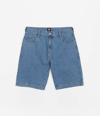 Dickies Wingville Denim Shorts in Light Wash