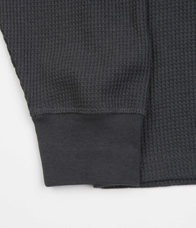 Dickies x Pop Trading Company Waffle Long Sleeve T-Shirt - Charcoal Grey