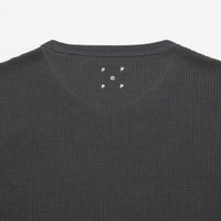 Dickies x Pop Trading Company Waffle Long Sleeve T-Shirt - Charcoal Grey thumbnail