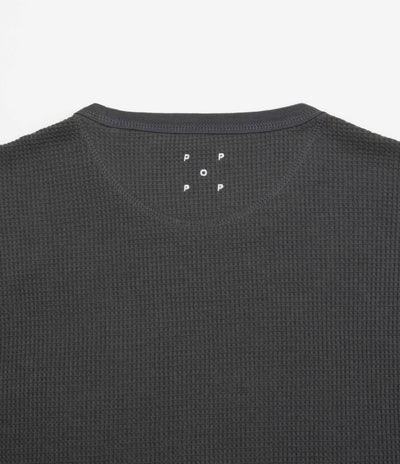 Dickies x Pop Trading Company Waffle Long Sleeve T-Shirt - Charcoal Grey