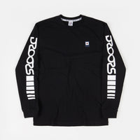 Droors Flare 43 Long Sleeve T-Shirt - Jet Black thumbnail
