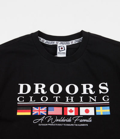 Droors Worldwide Favourite T-Shirt - Jet Black