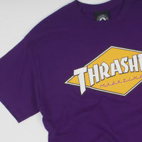 Thrasher Diamond Logo T-Shirt - Purple thumbnail
