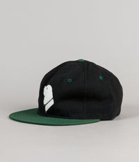 Ebbets Field Flannels Barbers Point Pointers Twill Cap - Black / Dark Green