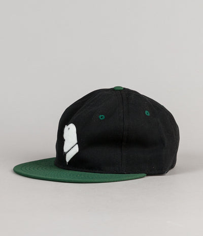Ebbets Field Flannels Barbers Point Pointers Twill Cap - Black / Dark Green