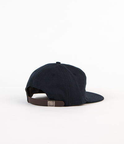 Ebbets Field Flannels Bedford Cord  6 Panel Cap - Dark Navy