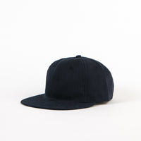 Ebbets Field Flannels Bedford Cord  6 Panel Cap - Dark Navy thumbnail