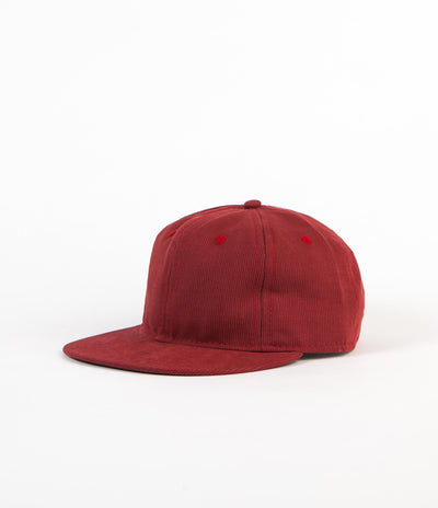 Ebbets Field Flannels Bedford Cord  6 Panel Cap - Henna