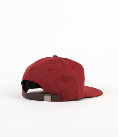 Ebbets Field Flannels Bedford Cord  6 Panel Cap - Henna